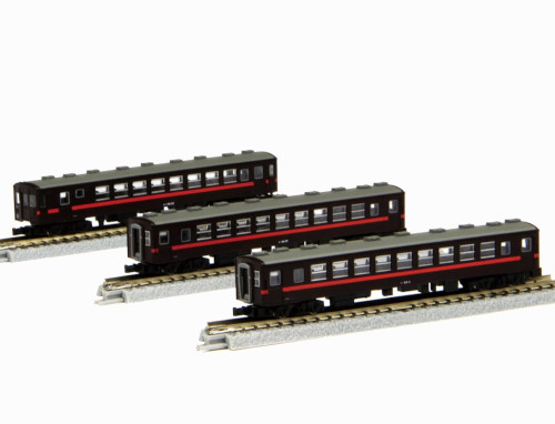 T014-4 もおか鐡道 50系客車 （赤帯） 3両セット
