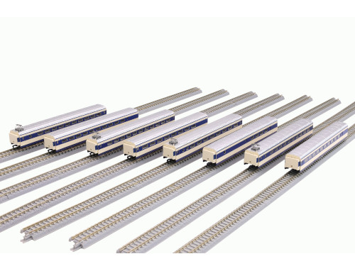 T020-3 国鉄 0系新幹線 初期型「ひかり」 8両増結セット