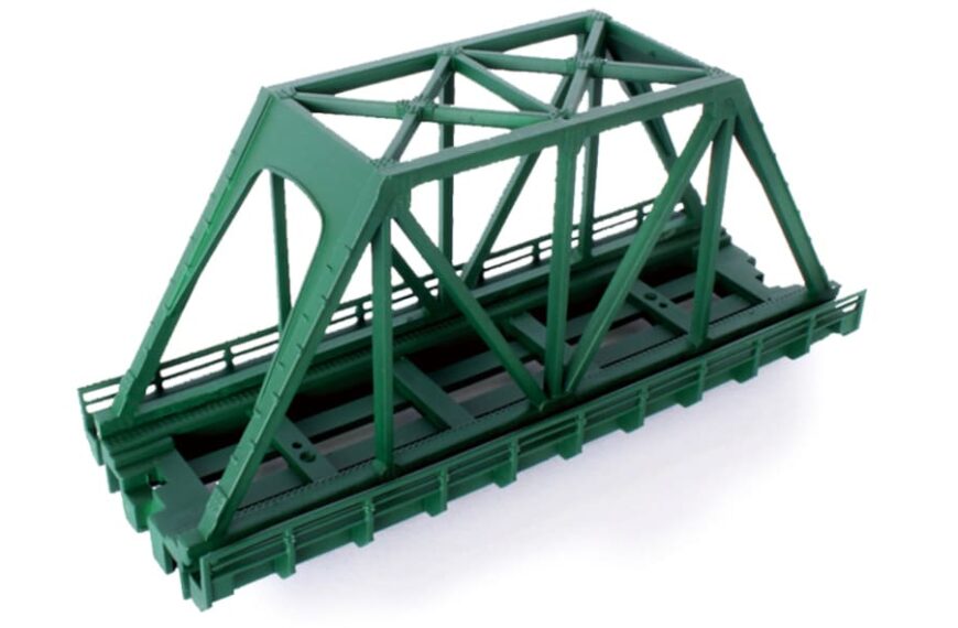 R089 単線トラス鉄橋 （緑）110mm 1本入り