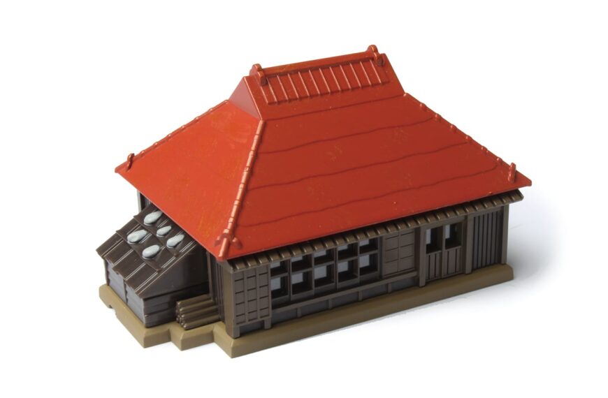 S025-1 トタン屋根農家(赤)