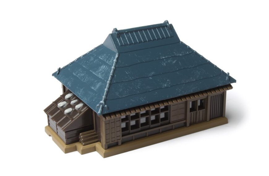 S025-2 トタン屋根農家(紺)