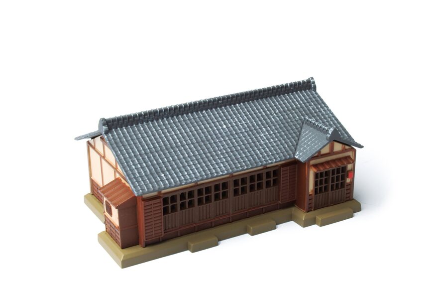 S026-1 瓦屋根民家(灰)