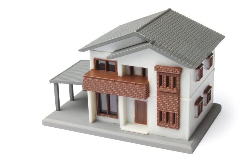 S042-2 二階建住宅A 白