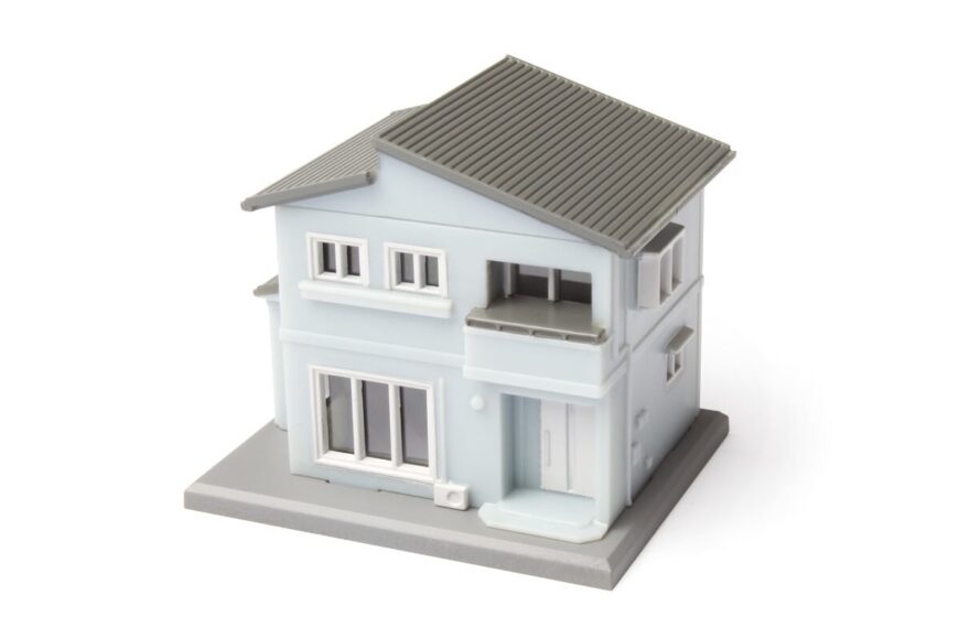 S043-2 二階建住宅B 青