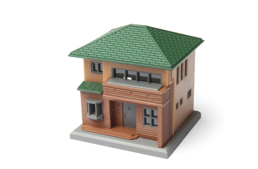S044-2 二階建住宅C 茶