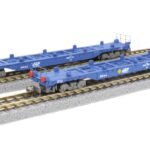 T007-1 コキ106 ブルー 2両セット （コンテナなし）