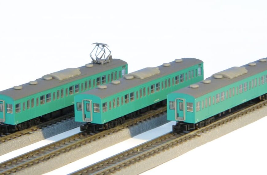 T022-10 国鉄103系 エメラルドグリーン 常磐線タイプ 増結3両セット