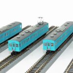 T022-12 国鉄 103系 スカイブルー 低運転台タイプ 4両基本セット