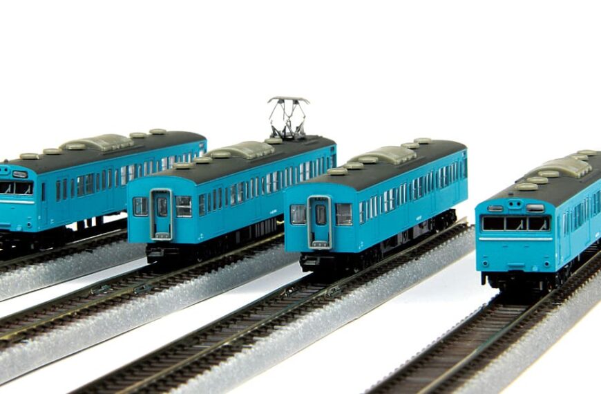 T022-1 国鉄103系 スカイブルー 京浜東北線タイプ 基本4両セット