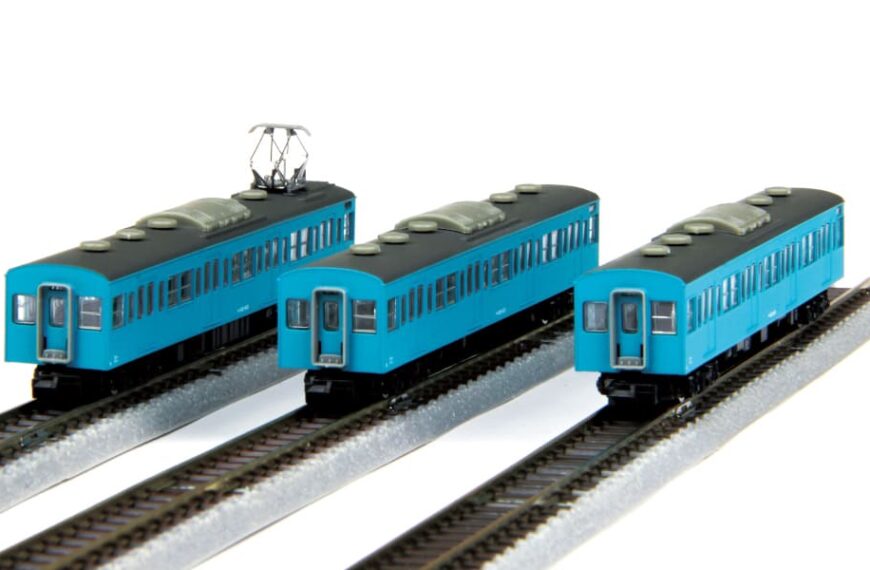 T022-2 国鉄103系 スカイブルー 京浜東北線タイプ 増結3両セット
