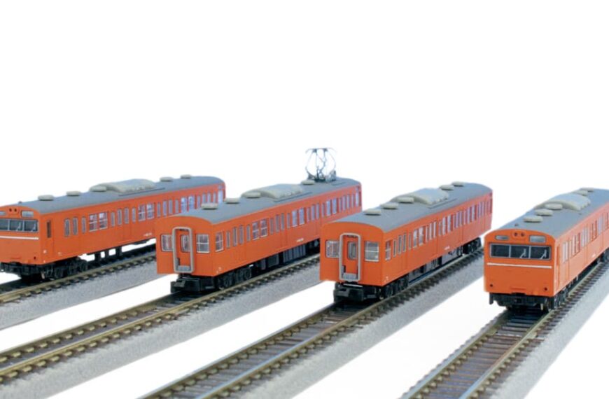 T022-7 国鉄103系 オレンジ 中央線タイプ 基本4両セット