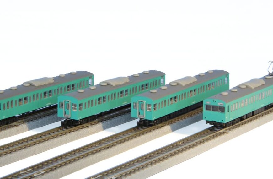 T022-9 国鉄103系 エメラルドグリーン 常磐線タイプ 基本4両セット